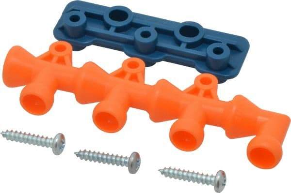 Loc-Line - 1/4" Hose Inside Diam, Coolant Hose Manifold - For Use with Loc-Line Modular Hose System and Shields, 8 Pieces - Americas Industrial Supply