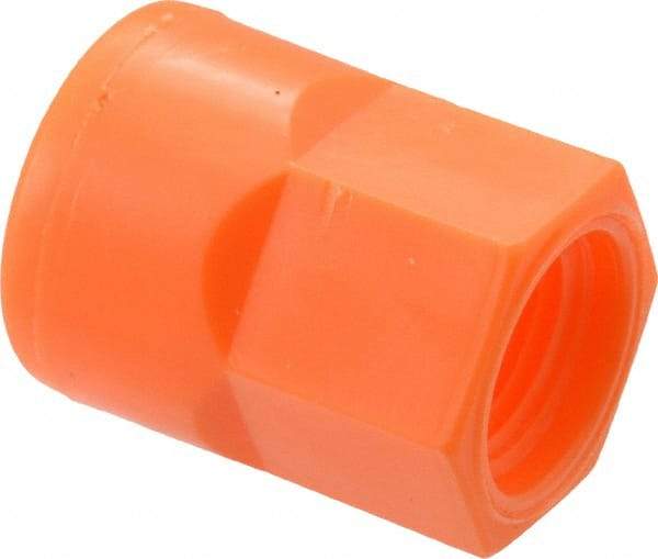 Loc-Line - 4 Piece, 1/4" Hose ID, Female to Female Coolant Hose Pipe Thread Connector - 1/8" NPT, For Loc-Line Modular Hose Systems - Americas Industrial Supply