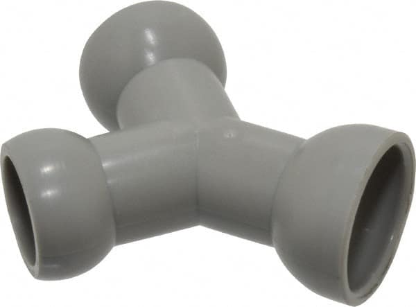 Cedarberg - 1/2" Hose Inside Diam, Coolant Hose Y-Fitting - Female to Female, for Use with Snap Together Hose System, 2 Pieces - Americas Industrial Supply