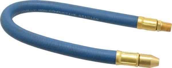 Coilhose Pneumatics - 18" Hose Length, 1/4" Nozzle Diam, 3/8" Hose ID, Coolant Hose - 1/4" NPT For Mist Coolant Systems - Americas Industrial Supply