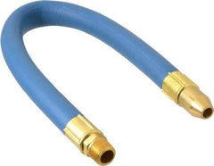 Coilhose Pneumatics - 18" Hose Length, 3/8" Nozzle Diam, 1/2" Hose ID, Coolant Hose - 3/8" NPT For Mist Coolant Systems - Americas Industrial Supply