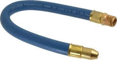 Coilhose Pneumatics - 18" Hose Length, 1/2" Nozzle Diam, 1/2" Hose ID, Coolant Hose - 1/2" NPT For Mist Coolant Systems - Americas Industrial Supply