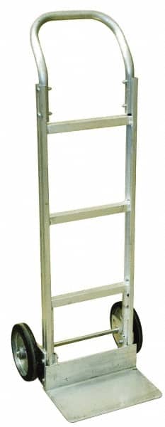 Harper Trucks - 600 Lb Capacity 52" OAH Hand Truck - Swept Back, Continuous Handle, Aluminum, Mold-On Rubber Wheels - Americas Industrial Supply