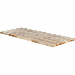 Made in USA - Maple Straight Edge Workbench & Workstation Work Bench Top - Use with Edsal Workbenches - Americas Industrial Supply