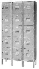 Lyon - 6 Door, 6 Tier, Locker - Americas Industrial Supply