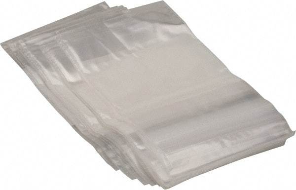 Value Collection - 3 x 5", 2 mil Self-Seal Polybags - Regular-Duty with White Marking Block - Americas Industrial Supply