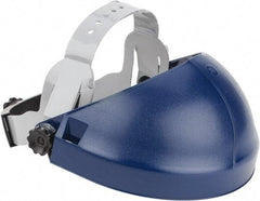 3M - Thermoplastic Ratchet Adjusted Headgear - Blue - Americas Industrial Supply