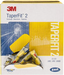 3M - Disposable, Uncorded, 32 dB Earplugs - Yellow, 200 Pairs - Americas Industrial Supply
