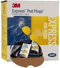 3M - Disposable, Uncorded, 25 dB Earplugs - Yellow, 100 Pairs - Americas Industrial Supply