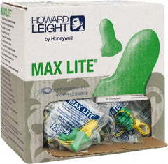 Howard Leight - Disposable, Corded, 30 dB, Contoured and T Shape Earplugs - Green, 100 Pairs - Americas Industrial Supply