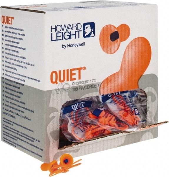 Howard Leight - Reusable, Uncorded, 26 dB, Taper Flare Earplugs - Orange, 100 Pairs - Americas Industrial Supply