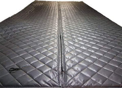 Singer Safety - 8' Long x 48" Wide, Fiberglass Panel - ASTM E-84 Specification, Metallic Gray - Americas Industrial Supply