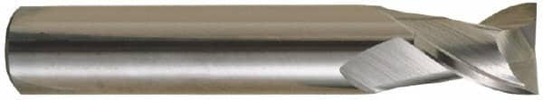 OSG - 5mm, 13mm LOC, 6mm Shank Diam, 50mm OAL, 2 Flute, Solid Carbide Square End Mill - Single End, Uncoated, Spiral Flute, 30° Helix, Centercutting, Right Hand Cut, Right Hand Flute, Series 8120 - Americas Industrial Supply