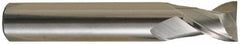 OSG - 5mm, 13mm LOC, 6mm Shank Diam, 50mm OAL, 2 Flute, Solid Carbide Square End Mill - Single End, Uncoated, Spiral Flute, 30° Helix, Centercutting, Right Hand Cut, Right Hand Flute, Series 8120 - Americas Industrial Supply