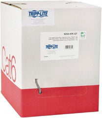 Tripp-Lite - Cat6, 24 AWG, 8 Wires, 550 MHz, Unshielded Network & Ethernet Cable - Gray, PVC, 1,000' OAL - Americas Industrial Supply