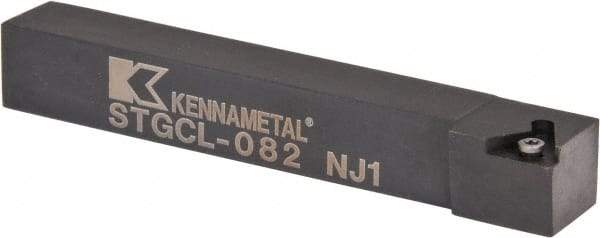 Kennametal - STGC, Left Hand Cut, 0° Lead Angle, 1/2" Shank Height x 1/2" Shank Width, Neutral Rake Indexable Turning Toolholder - 3-1/2" OAL, TC..21.5. Insert Compatibility, Series Screw-On - Americas Industrial Supply