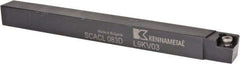 Kennametal - SCAC, Left Hand Cut, 10° Lead Angle, 1/2" Shank Height x 1/2" Shank Width, Neutral Rake Indexable Turning Toolholder - 6" OAL, CC..32.5. Insert Compatibility, Series Screw-On - Americas Industrial Supply