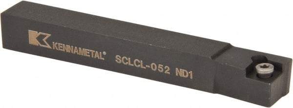 Kennametal - SCLC, Left Hand Cut, 5° Lead Angle, 5/16" Shank Height x 5/16" Shank Width, Neutral Rake Indexable Turning Toolholder - 2-1/2" OAL, CC..21.5. Insert Compatibility, Series Screw-On - Americas Industrial Supply