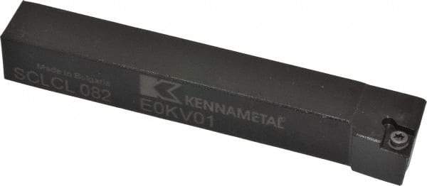 Kennametal - SCLC, Left Hand Cut, 5° Lead Angle, 1/2" Shank Height x 1/2" Shank Width, Neutral Rake Indexable Turning Toolholder - 3-1/2" OAL, CC..21.5. Insert Compatibility, Series Screw-On - Americas Industrial Supply