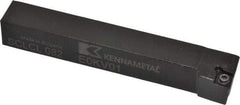 Kennametal - SCLC, Left Hand Cut, 5° Lead Angle, 1/2" Shank Height x 1/2" Shank Width, Neutral Rake Indexable Turning Toolholder - 3-1/2" OAL, CC..21.5. Insert Compatibility, Series Screw-On - Americas Industrial Supply