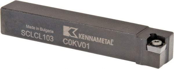 Kennametal - SCLC, Left Hand Cut, 5° Lead Angle, 5/8" Shank Height x 5/8" Shank Width, Neutral Rake Indexable Turning Toolholder - 4" OAL, CC..32.5. Insert Compatibility, Series Screw-On - Americas Industrial Supply