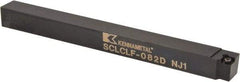 Kennametal - SCLC, Left Hand Cut, 5° Lead Angle, 1/2" Shank Height x 1/2" Shank Width, Neutral Rake Indexable Turning Toolholder - 6" OAL, CC..21.5. Insert Compatibility, Series Screw-On - Americas Industrial Supply