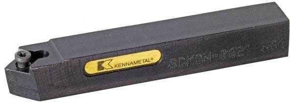 Kennametal - SCMC, Neutral Cut, 0° Lead Angle, 5/8" Shank Height x 5/8" Shank Width, Neutral Rake Indexable Turning Toolholder - 4" OAL, CC..32.5. Insert Compatibility, Series Screw-On - Americas Industrial Supply