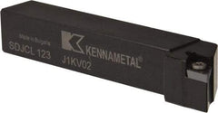 Kennametal - SDJC, Left Hand Cut, 3° Lead Angle, 3/4" Shank Height x 3/4" Shank Width, Neutral Rake Indexable Turning Toolholder - 4-1/2" OAL, DC..32.5. Insert Compatibility, Series Screw-On - Americas Industrial Supply