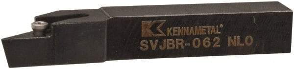 Kennametal - SVJB, Right Hand Cut, 3° Lead Angle, 3/8" Shank Height x 3/8" Shank Width, Neutral Rake Indexable Turning Toolholder - 2-1/2" OAL, VB..22. Insert Compatibility, Series Screw-On - Americas Industrial Supply