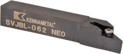 Kennametal - SVJB, Left Hand Cut, 3° Lead Angle, 3/8" Shank Height x 3/8" Shank Width, Neutral Rake Indexable Turning Toolholder - 2-1/2" OAL, VB..22. Insert Compatibility, Series Screw-On - Americas Industrial Supply