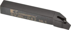 Kennametal - SVJB, Left Hand Cut, 3° Lead Angle, 1/2" Shank Height x 1/2" Shank Width, Neutral Rake Indexable Turning Toolholder - 3-1/2" OAL, VB..22. Insert Compatibility, Series Screw-On - Americas Industrial Supply