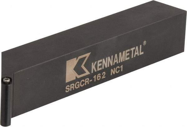 Kennametal - SRGC, Right Hand Cut, 1" Shank Height x 1" Shank Width, Neutral Rake Indexable Turning Toolholder - 6" OAL, RC..21.5. Insert Compatibility, Series Screw-On - Americas Industrial Supply
