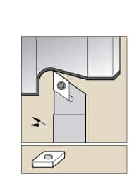 Kennametal - SDAC, Right Hand Cut, 0° Lead Angle, 1/2" Shank Height x 1/2" Shank Width, Neutral Rake Indexable Turning Toolholder - 6" OAL, DC..21.5. Insert Compatibility, Series Screw-On - Americas Industrial Supply