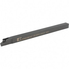 Kennametal - SVJB, Right Hand Cut, 3° Lead Angle, 3/8" Shank Height x 3/8" Shank Width, Neutral Rake Indexable Turning Toolholder - 6" OAL, VB..22. Insert Compatibility, Series Screw-On - Americas Industrial Supply