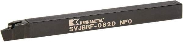 Kennametal - SVJB, Right Hand Cut, 3° Lead Angle, 1/2" Shank Height x 1/2" Shank Width, Neutral Rake Indexable Turning Toolholder - 6" OAL, VB..22. Insert Compatibility, Series Screw-On - Americas Industrial Supply