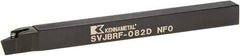 Kennametal - SVJB, Right Hand Cut, 3° Lead Angle, 1/2" Shank Height x 1/2" Shank Width, Neutral Rake Indexable Turning Toolholder - 6" OAL, VB..22. Insert Compatibility, Series Screw-On - Americas Industrial Supply