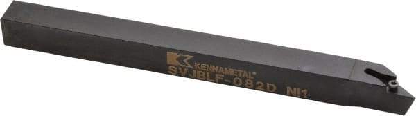 Kennametal - SVJB, Left Hand Cut, 3° Lead Angle, 1/2" Shank Height x 1/2" Shank Width, Neutral Rake Indexable Turning Toolholder - 6" OAL, VB..22. Insert Compatibility, Series Screw-On - Americas Industrial Supply