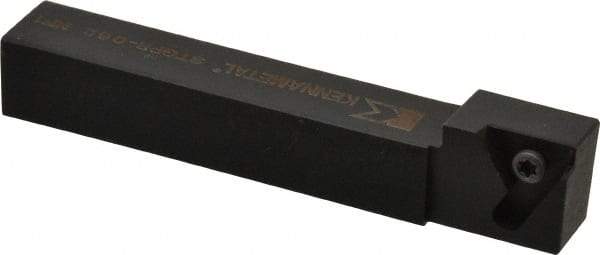 Kennametal - STGP, Right Hand Cut, 0° Lead Angle, 3/8" Shank Height x 3/8" Shank Width, Positive Rake Indexable Turning Toolholder - 2-1/2" OAL, TP..21.5. Insert Compatibility, Series Screw-On - Americas Industrial Supply