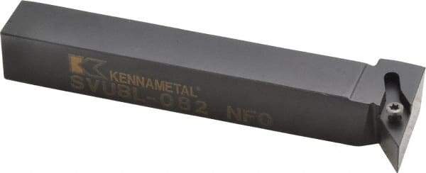 Kennametal - SVUB, Left Hand Cut, 3° Lead Angle, 1/2" Shank Height x 1/2" Shank Width, Neutral Rake Indexable Turning Toolholder - 3-1/2" OAL, VB..22. Insert Compatibility, Series Screw-On - Americas Industrial Supply