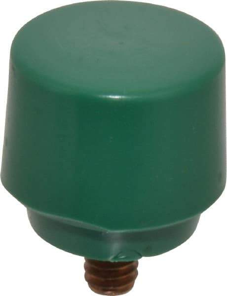 NUPLA - 1" Face Diam, Grade Tough, Green Hammer Tip/Face - Brass - Americas Industrial Supply