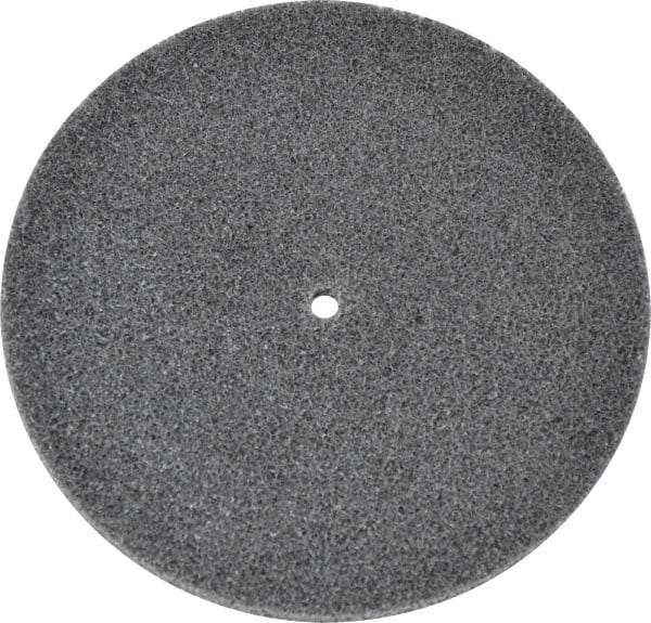 3M - 5" Diam, 1/4" Face Width, 1/4" Center Hole, Fine Grade, Silicon Carbide Deburring Wheel - Unitized, Soft Density 2 Grade, 6,000 RPM - Americas Industrial Supply