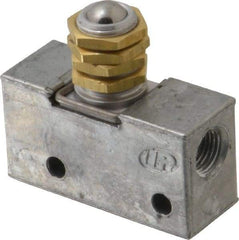 ARO/Ingersoll-Rand - 0.195 CV Rate & 7.5 CFM 3 Way Air Valve - Ball Roller, Spring Return, 150 Max psi - Americas Industrial Supply