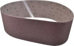 3M - 6" Wide x 48" OAL, 40 Grit, Aluminum Oxide Abrasive Belt - Aluminum Oxide, Coarse, Coated, X Weighted Cloth Backing, Series 341D - Americas Industrial Supply
