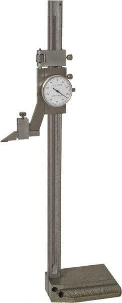 Value Collection - 12" Stainless Steel Dial Height Gage - 0.001" Graduation, Dial Display - Americas Industrial Supply