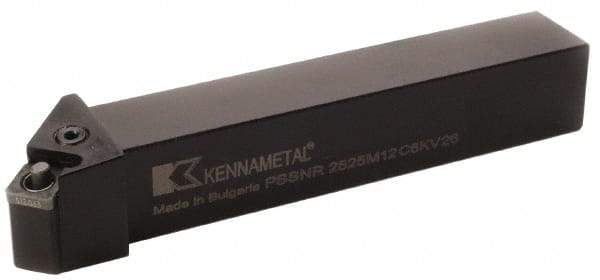 Kennametal - PSSN, Left Hand Cut, 45° Lead Angle, 20mm Shank Height x 20mm Shank Width, Negative Rake Indexable Turning Toolholder - 125mm OAL, SN..1204.. Insert Compatibility, Series Kenlever - Americas Industrial Supply