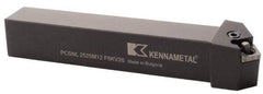 Kennametal - PCSN, Right Hand Cut, 45° Lead Angle, 25mm Shank Height x 25mm Shank Width, Negative Rake Indexable Turning Toolholder - 150mm OAL, CN..1204.. Insert Compatibility, Series Kenlever - Americas Industrial Supply