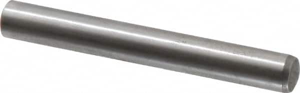Value Collection - 10mm Diam x 80mm Pin Length Alloy Steel Standard Dowel Pin - C 58-62 Hardness, 37,100 Lb Breaking Strength, 1 Rounded End - Americas Industrial Supply
