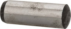 Value Collection - 12mm Diam x 35mm Pin Length Alloy Steel Standard Dowel Pin - C 58-62 Hardness, 53,400 Lb Breaking Strength, 1 Rounded End - Americas Industrial Supply