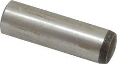 Value Collection - 12mm Diam x 40mm Pin Length Alloy Steel Standard Dowel Pin - C 58-62 Hardness, 53,400 Lb Breaking Strength, 1 Rounded End - Americas Industrial Supply