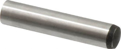 Value Collection - 12mm Diam x 60mm Pin Length Alloy Steel Standard Dowel Pin - C 58-62 Hardness, 53,400 Lb Breaking Strength, 1 Rounded End - Americas Industrial Supply